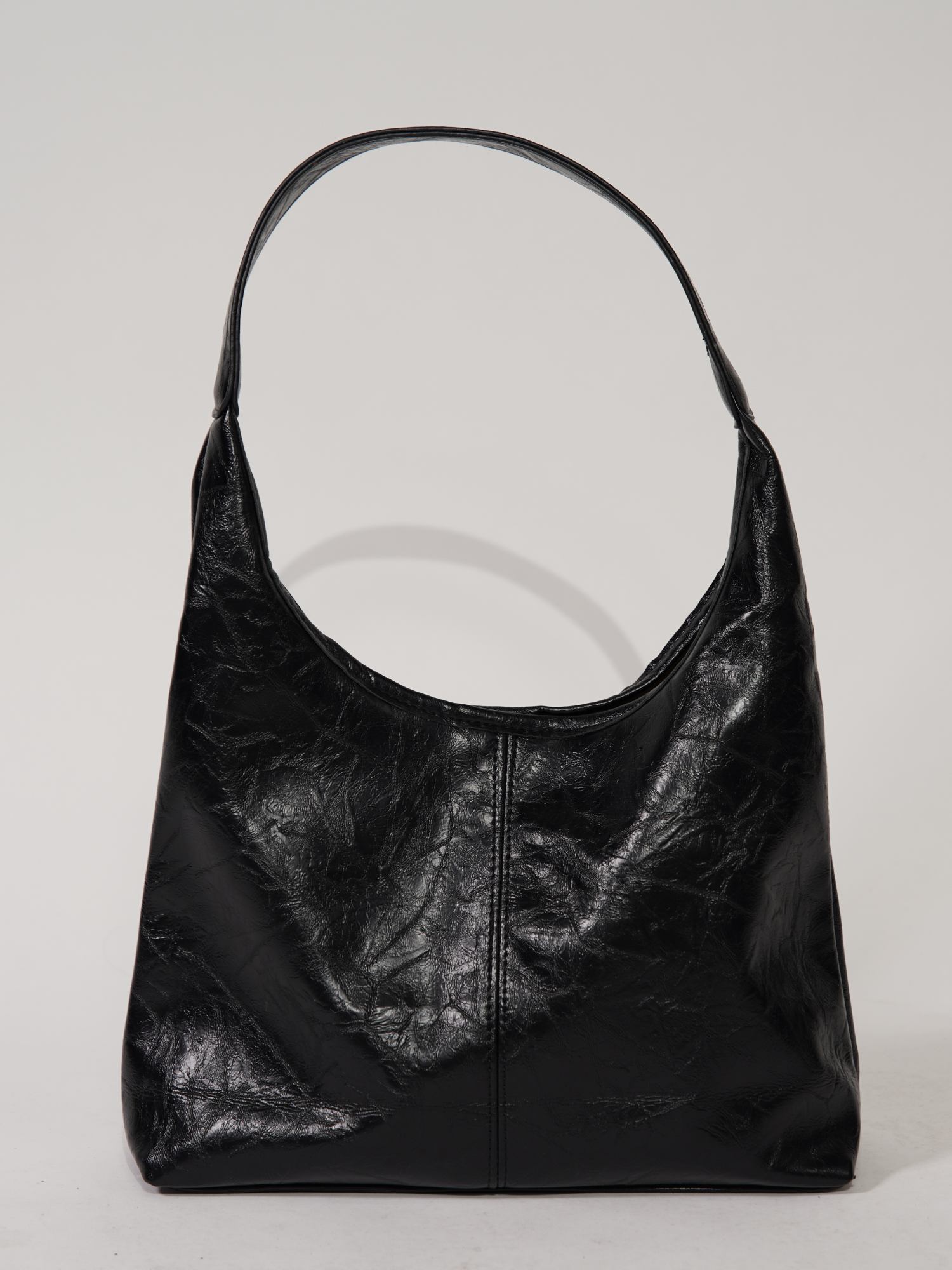 Jytte | Elegancka Czarna Torebka Hobo