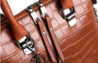 Palmer | 4-Piece Crocodile Pattern Handbag