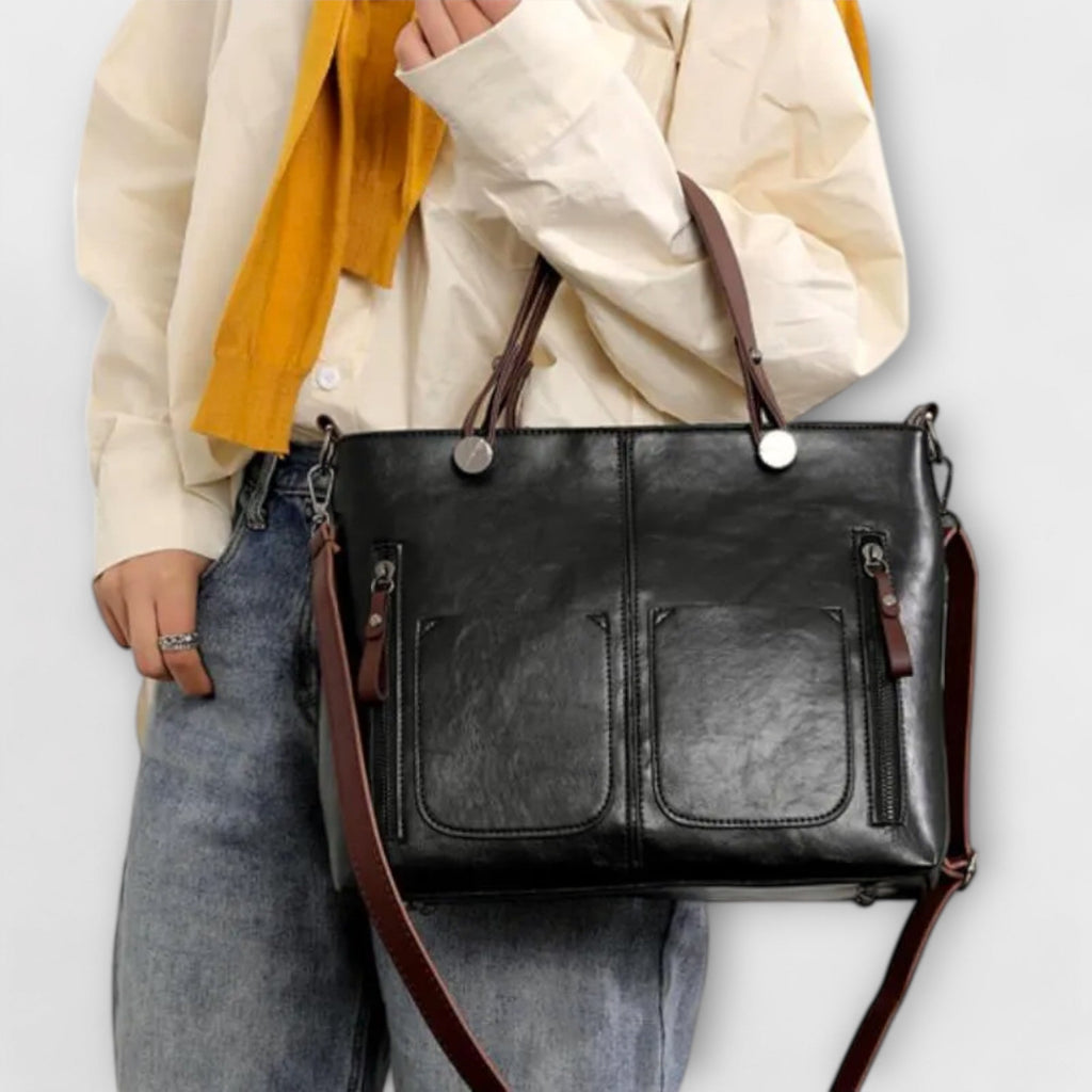 SERENIA™ – ELEGANCKA TORBA SKÓRZANA O PONADCZASOWYM CHARAKTERZE