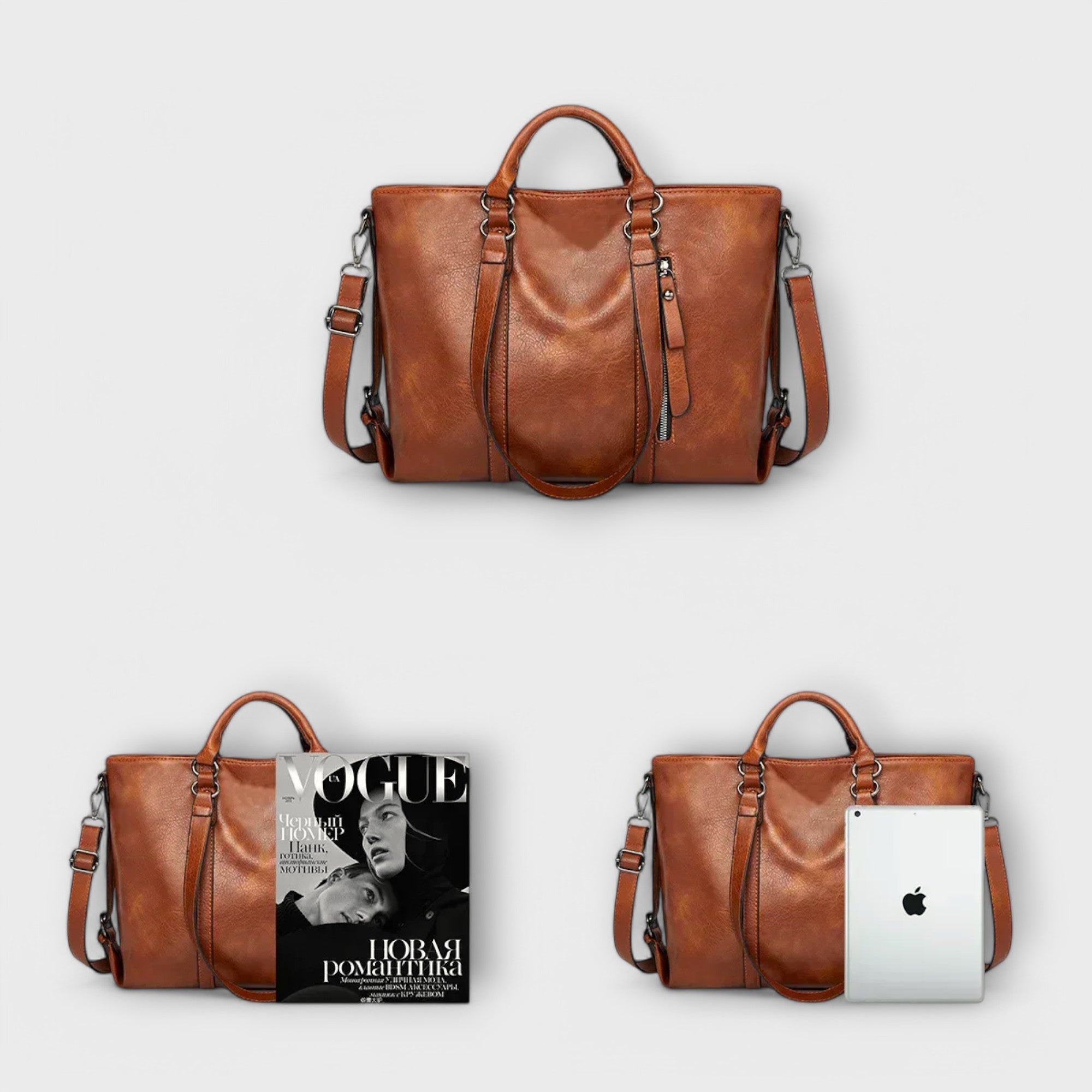 Olivia | Women  Large Leather Bag